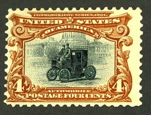 U.S. #296 MINT OG HR