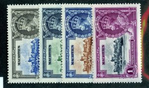 1935 Mauritius  Sc # 204/07 m*/** cv. $55 ( 520 JUB )