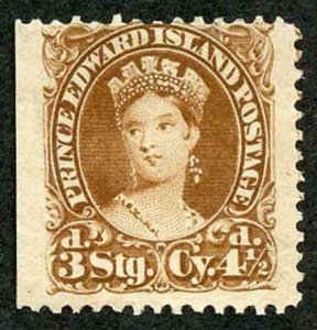 Prince Edward Islands SG32 4 1/2d Yellow Brown Mint