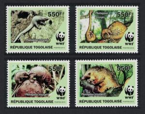 Togo WWF Three-cusped Pangolin 4v MI#3454-3457 SALE BELOW FACE VALUE