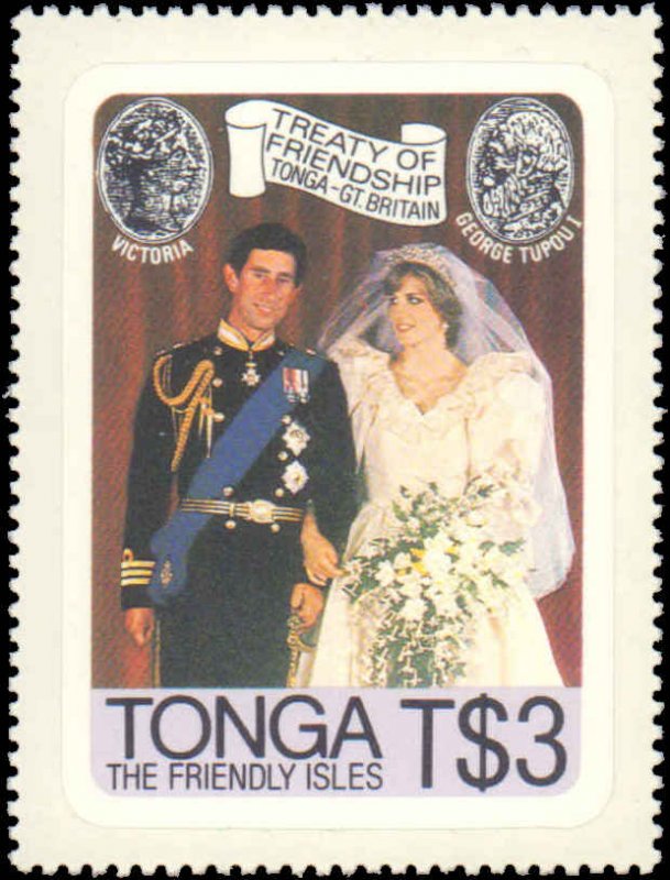 Tonga #485-488, Complete Set(4), 1981, Royality, Never Hinged