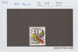 U.S.  Scott# 1511 1973 10c Zip Code Issue VF MNH