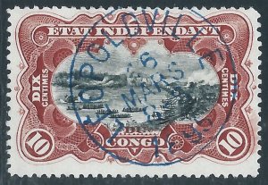 Belgian Congo, Sc #17, 10c Used