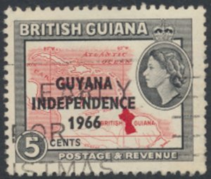  Guyana  OPT Independence SC# 10  Used   see details & scans