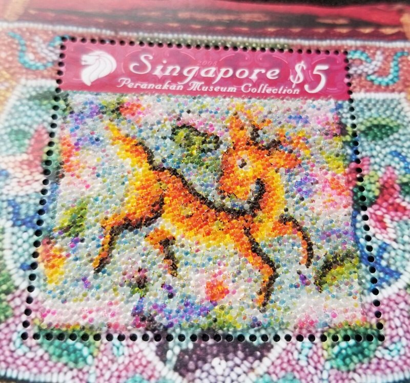 Singapore Peranakan Museum Collection 2008 (ms) MNH *bead *unusual *odd *rare