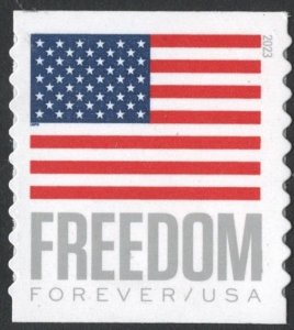 SC#5788 (Forever) Freedom U.S. Flag Coil Single: APU (2023) SA