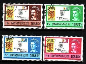 Jersey-Sc#22-5- id#8-used set-Postal Service-1969-