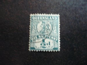 Stamps - Queensland - Scott# 124 - Used Set of 1 Stamp