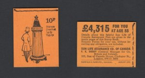 GB #DN48  June. 1971 10p booklet  CV £1.75