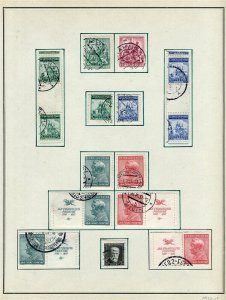 CZECHOSLOVAKIA; Early 1900s very fine mint & used Collection on pages