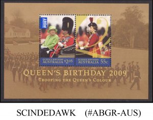 AUSTRALIA - 2009 QUEEN'S BIRTHDAY - MIN. SHEET MINT NH