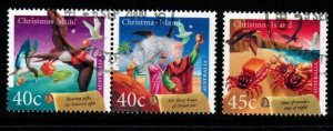 CHRISTMAS ISLAND SG484/6 2000 CHRISTMAS FINE USED