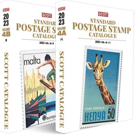 Scott Stamp Catalog 2023 Volume 4A/4B - COUNTRIES J-M  Reference Book / Guide 