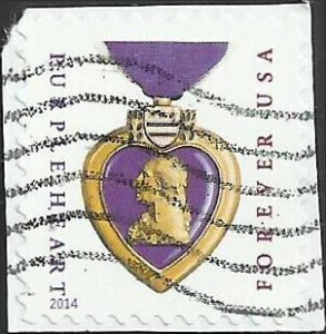 # 4704b USED PURPLE HEART AND RIBBON