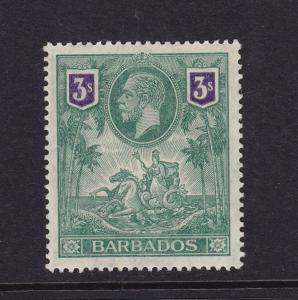 Barbados Scott # 126 XF OG mint lightly hinged nice color cv $ 115 ! see pic !