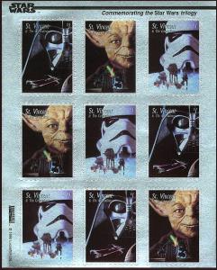 VINCENT GRENADINES SHEET STAR WARS