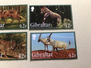 Gibraltar 2012 Endangered Animals mint never hinged  stamps  set A14039