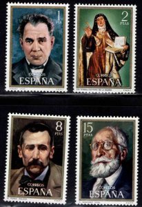 SPAIN Scott 1671-1674  MNH* * Portrait art works stamp set