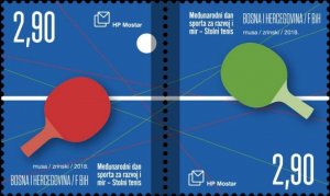 Bosnia and Herzegovina Mostar 2018 MNH Stamps Scott 372 Sport Table Tennis