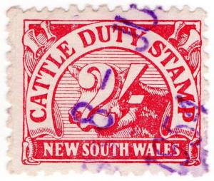 (I.B) Australia - NSW Revenue : Cattle Duty 2/-