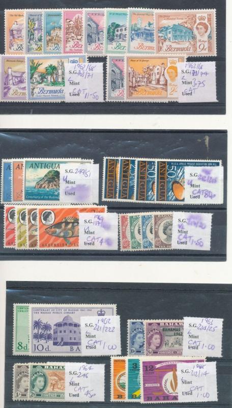 Commonwealth Royalty Butterflies Belize Bahamas Anguilla MNH MH (100+)(Au13979