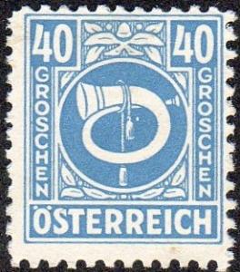 Austria 4N13 - Mint-H - 40g Posthorn (1945)