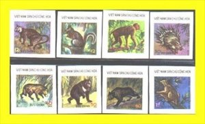 N.Vietnam MNH Sc # 808-15 Imperf Mi 843-50 Imperf Value $ 15.00  US