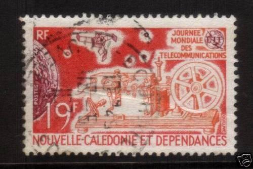 NEW CALEDONIA 1971 TELECOMMUNICATIONS DAY SG 487