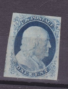 USA #9 unused LARGE MARGINS
