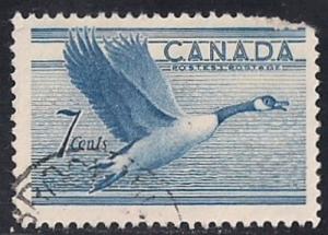 Canada #320 7 cent Canada Goose VF used