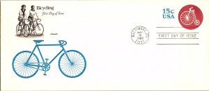 United States, Maryland, First Day Cover, Cycling