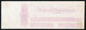 A Cheque printed by Perkins Bacon and Co