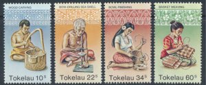 Tokelau Islands  SC# 81-84  MNH  Wood Craving   see details & scans    