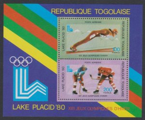 Togo Ski Jumping Hockey Winter Olympic Games Lake Placid MS 1980 MNH