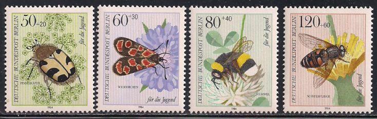 Berlin 9NB209-9NB212 MNH - Insects