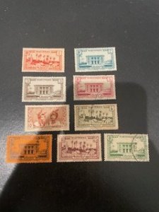 Martinique sc 133-137,139-142 u