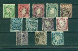 Ireland - Sc# 65-76. 1922-3 defins. Cplt. Used. $122.25.