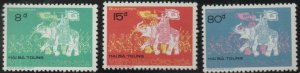 South Vietnam Scott 472-474 MNH**  Trung Sisters on Elephants set