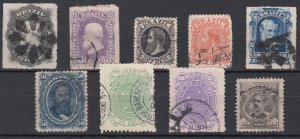 Brazil 1888+ Used Selection x9 Some Nice Cancels