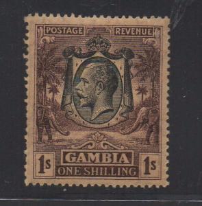 ALLY'S STAMPS Gambia Scott #123 King George V - MNH OG CV $32.50