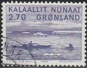 Greenland, #113 Used From 1980-87