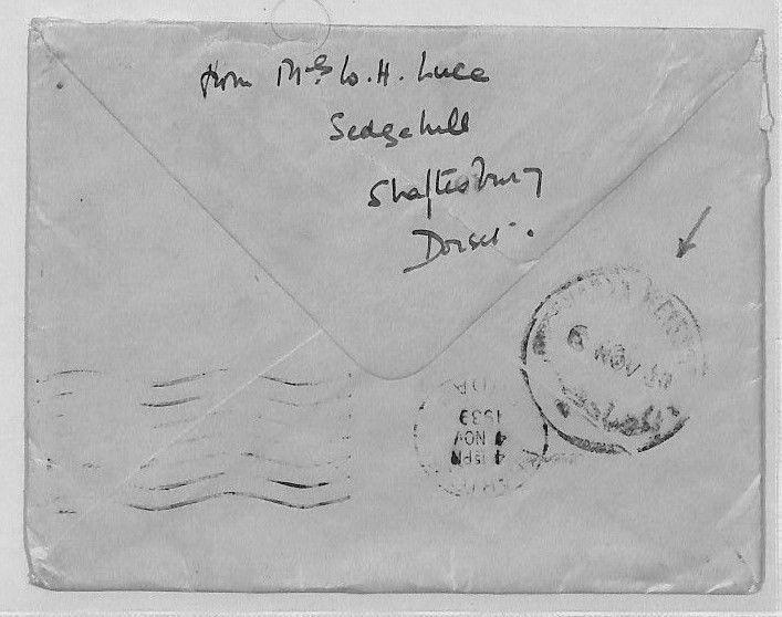 GB GEZIRA STATE AIRMAIL Dorset Underpaid Cover SUDAN Hassa Heissa 1939 AN341