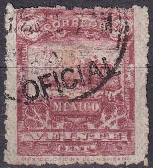 Mexico #O37 F-VF Used  CV $18.00 (A19370)
