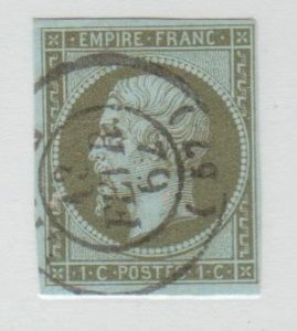 France Scott #12 Stamp - Used Single