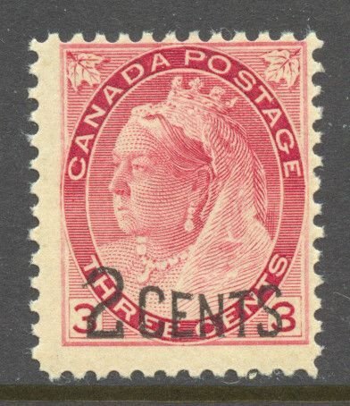 Canada Scott 88 MNHSDG - 1899 #78 Surcharged - SCV $82.50
