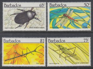 Barbados 784-787 Insects MNH VF