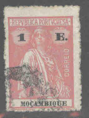 Mozambique Scott 181 Used Ceres issue of 1921 p15.x 14 ordinary paper