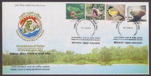 INDIA - 2012 ENDEMIC SPECIES OF INDIAN BIODIVERSITY HOTSPOTS - 4V FDC