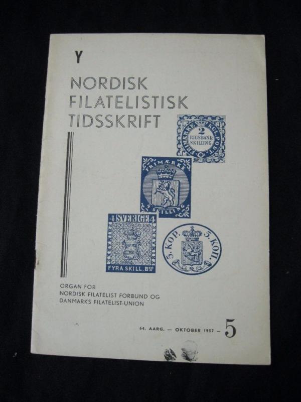 NORDISK FILATELISTISK TIDSSKRIFT OCT 1957