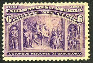 U.S. #235 MINT OG LH